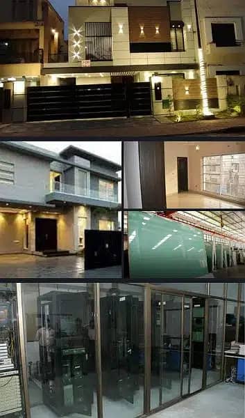 Aluminium glass doors windows | 12mm | Temperd | Partition\03004325356 0