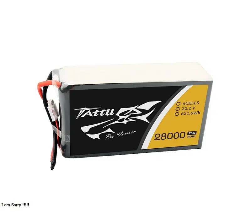 Tattu batteries, agriculture drones batteries 6s,12s and 14s 6