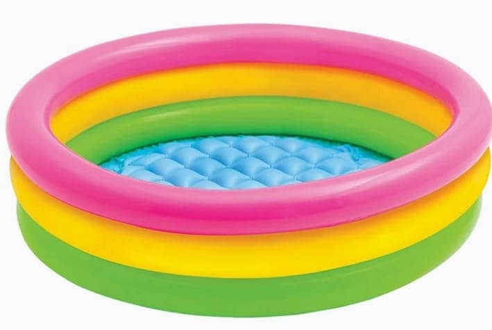 Sunset Glow Baby Pool For Kids Inflatable 2 FT ( 24 x 8.5 )Kids Bath T 2