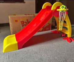 Kids Baby Slide 502 3 Step Slide With Basket Space Playland Baby Slide 0