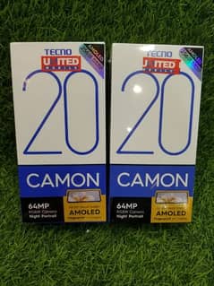 Tecno Camon 20 256gb Box Packed All Colors