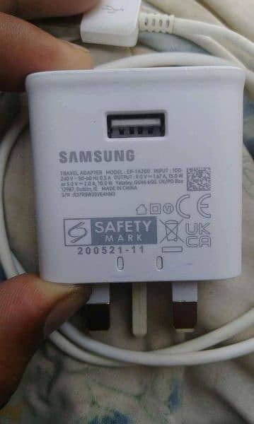 Samsung Galaxy 15 wat fast charger original adopter for Sall 1