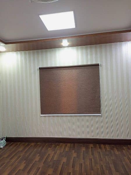 Pvc Wall panel, 3d wallpaper, window blinds, grass carpet, glass paper 8