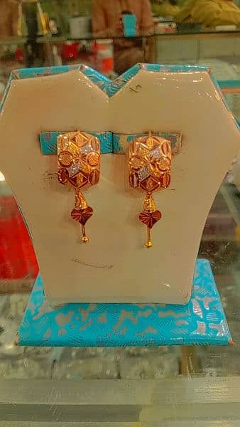 gold tops earrings ring bale 17