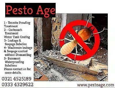 Termite Deemak control/ Pest control services/Waterproofing/Fumigation
