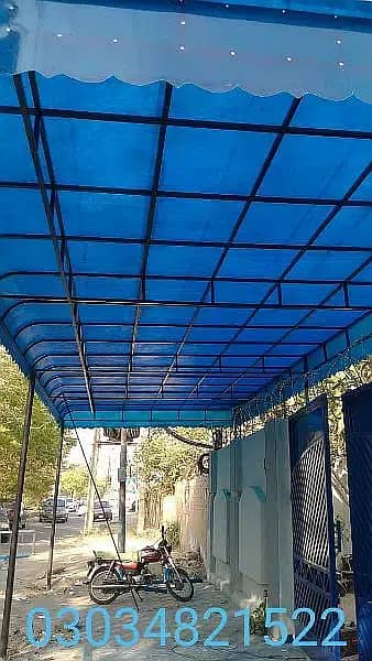 Fiber glass canopy or gazebo/fiber shades / fiber works , car parking 5