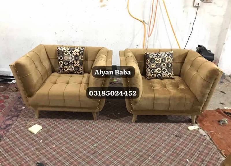 Sofa set/five seaters sofa/ Sofa luxury/ modern Sofa/velvet sofa 2