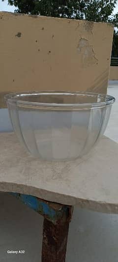 Glass bowl for sale. 0