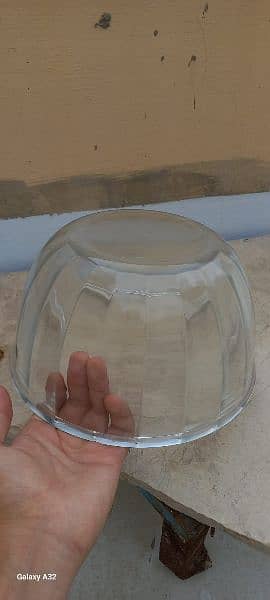 Glass bowl for sale. 4