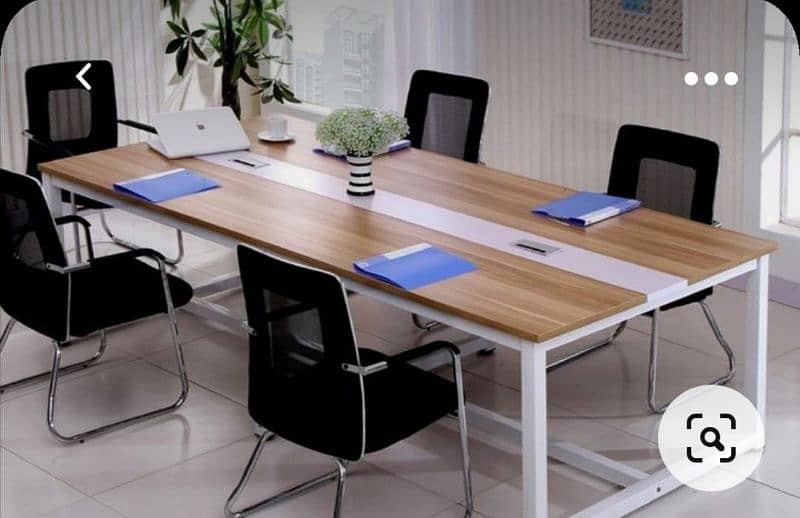 Meeting Tables in modern aesthetic frames available 3