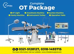 Medical equipments /hospital equipments complete OT package