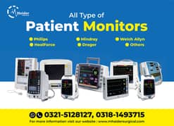 Medical/Hospital equipments /Monitors 3 /4/5 parameters large range