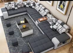 sofa U Shape-multipurpose beds-sofa set-double bed set