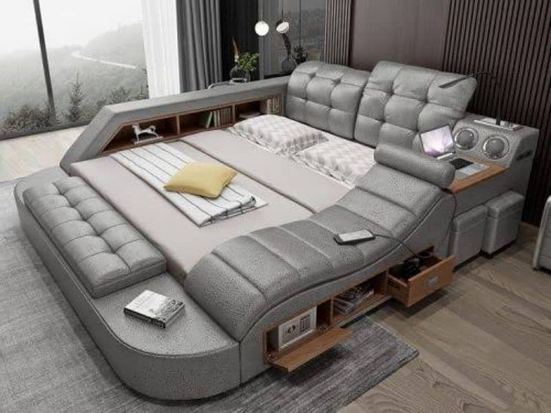 moderen smart beds-multipurpose beds-sofa U Shape-sofa sets 4