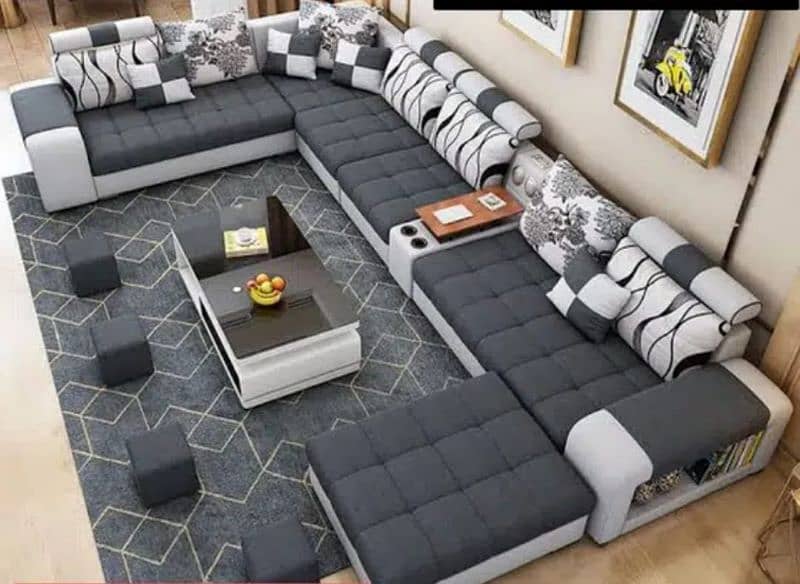 moderen smart beds-multipurpose beds-sofa U Shape-sofa sets 10