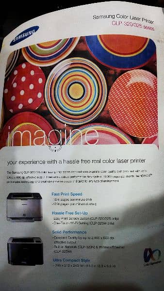 SAMSUNG Color Printer notused read add 5