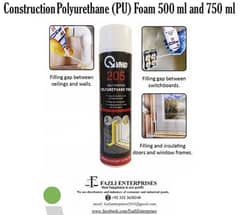 Construction Polyurethane (PU) Foam