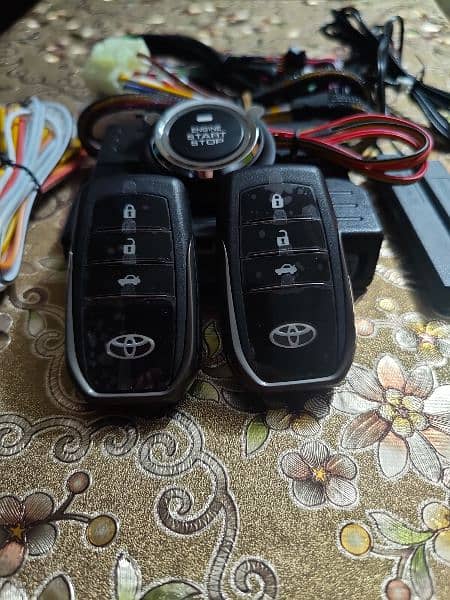 toyota Push start mobile control  remote start with auto lock unlock 0