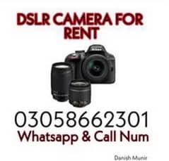 DSLR CAMERA FOR RENT,Rent a camera,dslr camera on rent