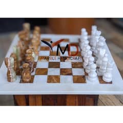 Marble Chess Sets In Furnished Quality Size 13” 0