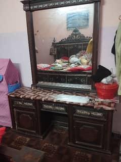 Dressing table with big size Mirror cabinet and drawers