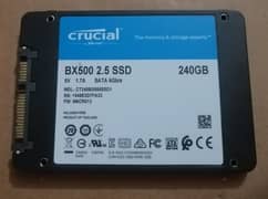 Crucial Bx500 SSD of 240 GB