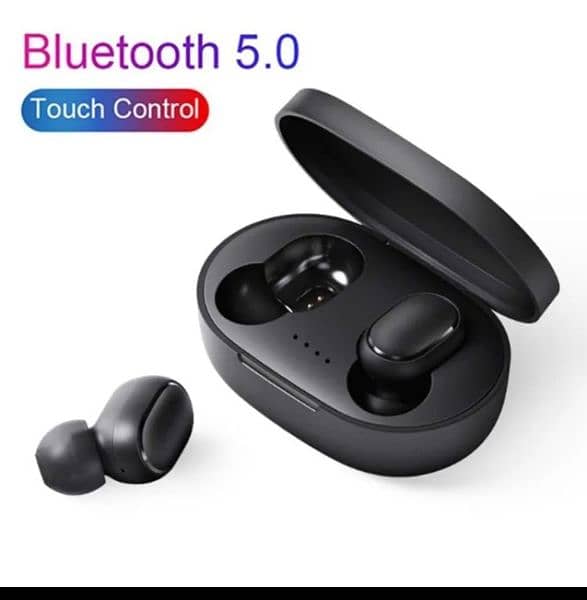 Wirless Bluetooth Earbuds Black/ White/ Sky Blue 1
