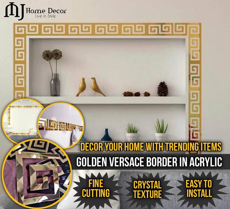Acrylic mirror Sticker home decorators disgin low budget living room m 11
