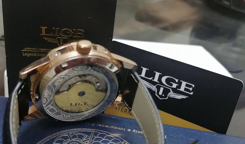 LIGE Original L6826 (21Jewels) Automatic Tourbillion Watch 3