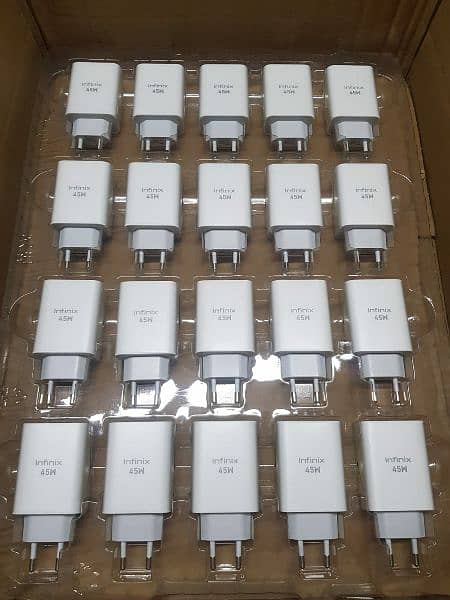Infinix 45w box pulled charger 1
