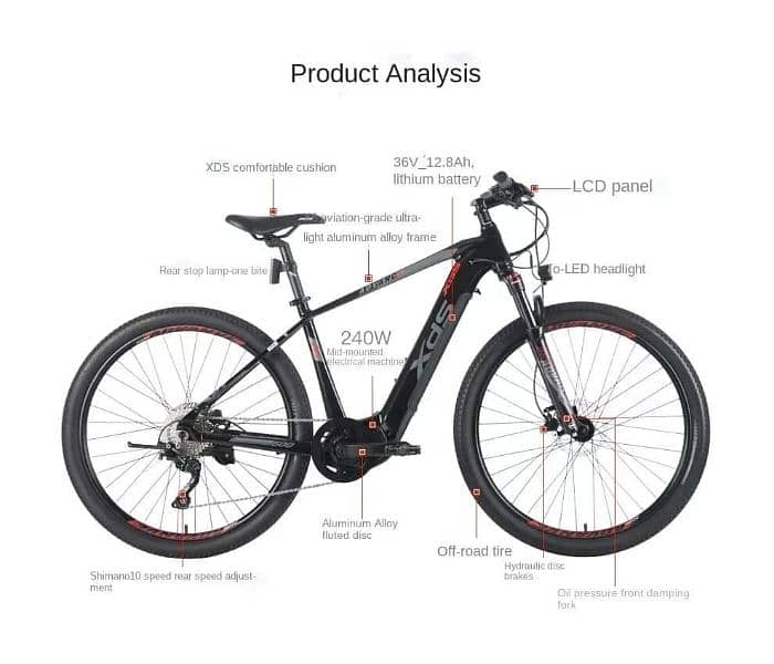 XDS Advance 600 Electric Bike 3