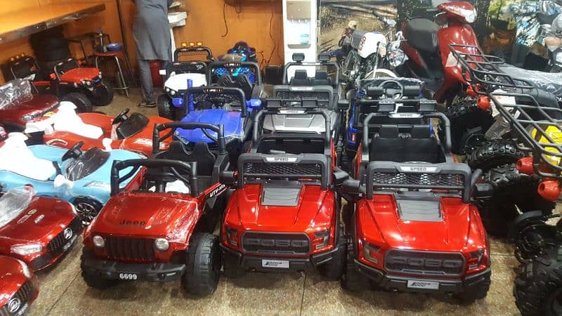 imported stock of kids car jeep battery operated for sell. 1