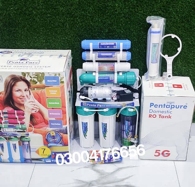 PENTAPURE TAIWAN 7 STAGE RO PLANT HOME RO WATER FILTER FITNESS WATER 2