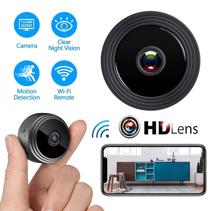 S06 IP WIFI CCTV Mini Night Vision HD INDOOR OUTDOOR Camera 12