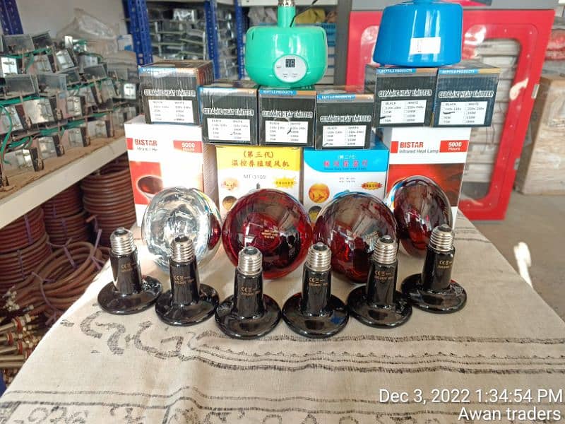Infrared, Ceremic Bulbs, Blower Heater's, Heating Wires, Heaters 2
