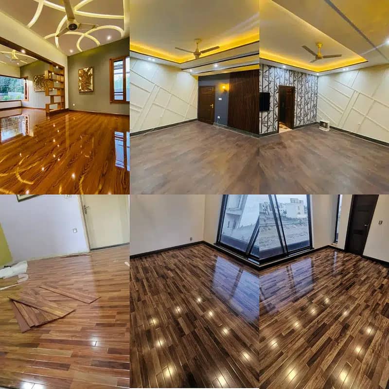 Vinyl/Wood Flooring/Wall Paper/Graas/False Ceiling 7