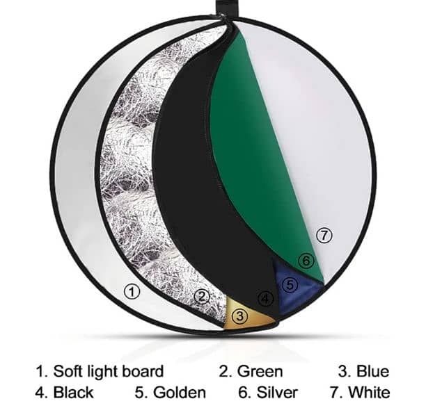 Reflector 110cm 7 in 1 for video and photo 1