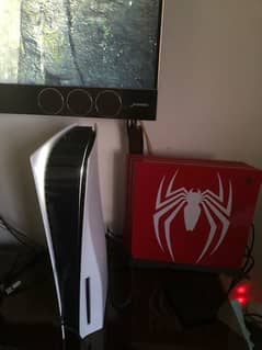 Ps4 Pro Spider Man Limted Edition Jailbreak 2 Gen 2 Controllers,Stand