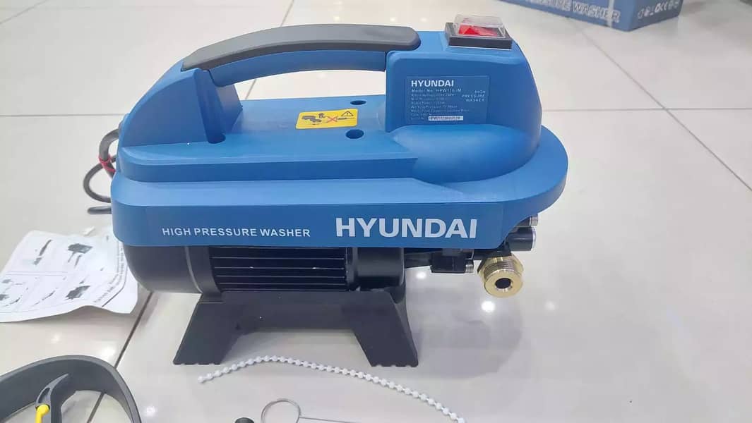 HYUNDAI High Pressure Car Washer Machine - 110 Bar, Induction Motor 3