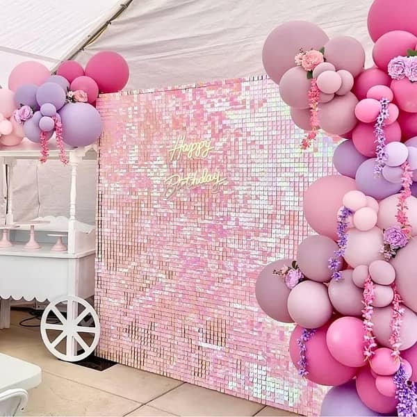 Shimmer Sequin Backdrop: Weddings, Showers, Birthdays 2