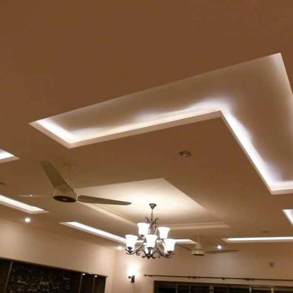 ceiling , wallpaper, walpenel 3