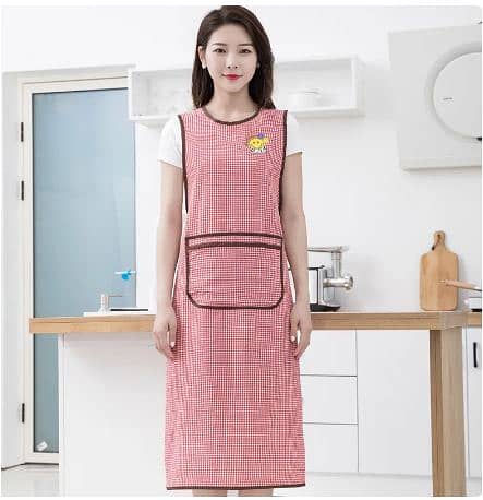 apron outer 100% cotton and Liner PU coated Nylon, Water Proof 2