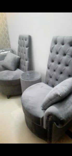 Sofa chair set with coffe table 4