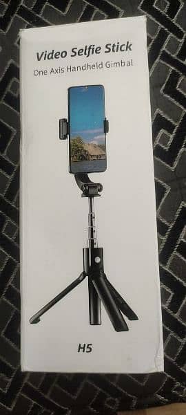 video selfie stick one axis handheld gimbal 0