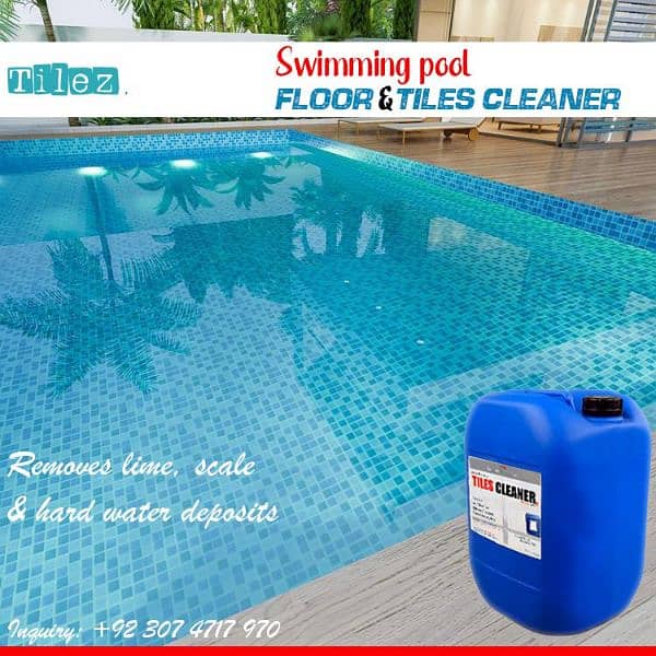 "SWIMMING POOLS TILES CLEANING SOLUTION (IMPORTED)" 0