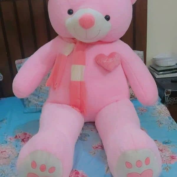 5feet , 4.5 feet Premium Teddy's Available || Beautiful Pink Colour 0