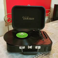 Vokson Turntable Bluetooth USB Aux Gramophone Record player antique