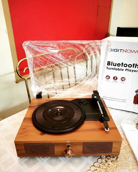 Digitnow Bluetooth Turntable Gramophone Record Player Vinyl Antique 1
