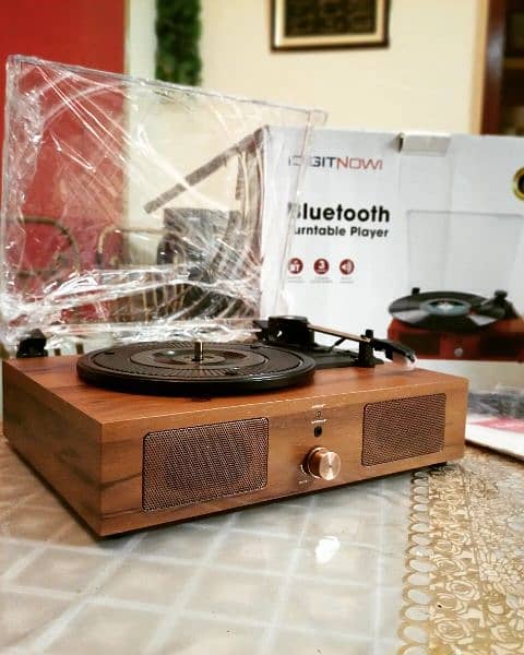 Digitnow Bluetooth Turntable Gramophone Record Player Vinyl Antique 3