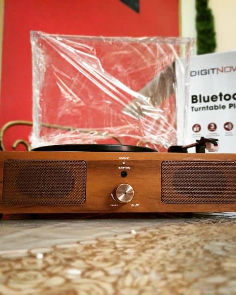 Digitnow Bluetooth Turntable Gramophone Record Player Vinyl Antique 4